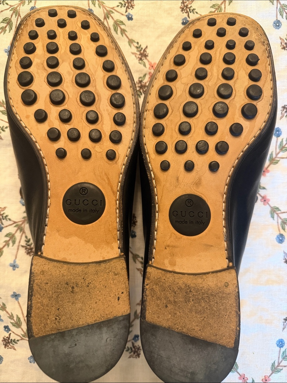 Gucci Black Leather Penny Loafers - Men - Picture 3 of 4